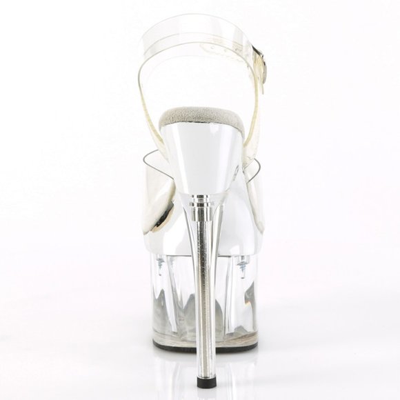 Platform Clear High Heel Shoes - Picture 4 of 4